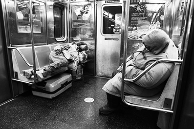 Homeless : Street Life : New York : Personal Photo Projects : Photos : Richard Moore : Photographer